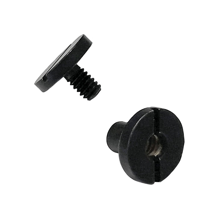 Vite Deadbolt testa piatta 4 pz Nero 11 mm Mares 417538