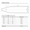 Freediving Fins X-Wing Apnea Soft EU 40-41-UK 6,5-7,5-USA 7-8 Mares 420416SFT040
