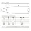 Palmes d'apnée X-Wing Apnea Soft EU 44-45-UK 10-10,5-USA 10-11 Mares 420416SFT044