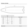 Freediving Fins X-Wing Apnea S EU 42-43-UK 8-9-USA 8,5-9,5 Mares 420417MED042
