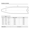Apnoe-Flossen X-Wing Blau EU 42-43-UK 8-9-USA 8,5-9,5 Mares 420419042BL
