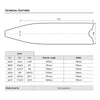 Aletas de apnea X-Wing Pro Marrones EU 38-39-UK 5-6-USA 6-7 Mares 420420038BWN