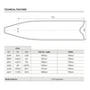 Aletas de apnea X-Wing Pro Marrones EU 42-43-UK 8-9-USA 8,5-9,5 Mares 420420042BWN