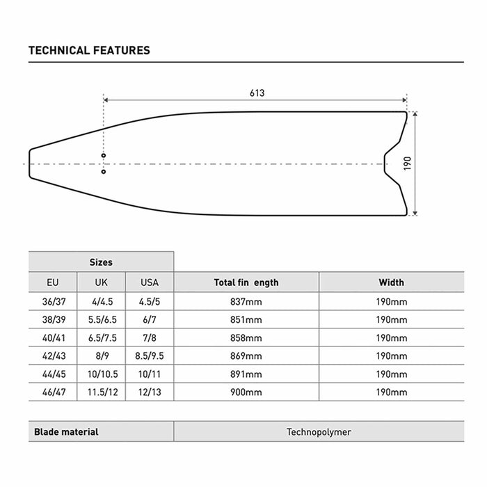 Pinne da apnea X-Wing Short Blu-Blu EU 36-37-UK 3-4-USA 4-5 Mares 420421036BLBL