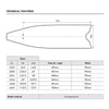 Pinne da apnea X-Wing Short Blu-Blu EU 38-39-UK 5-6-USA 6-7 Mares 420421038BLBL