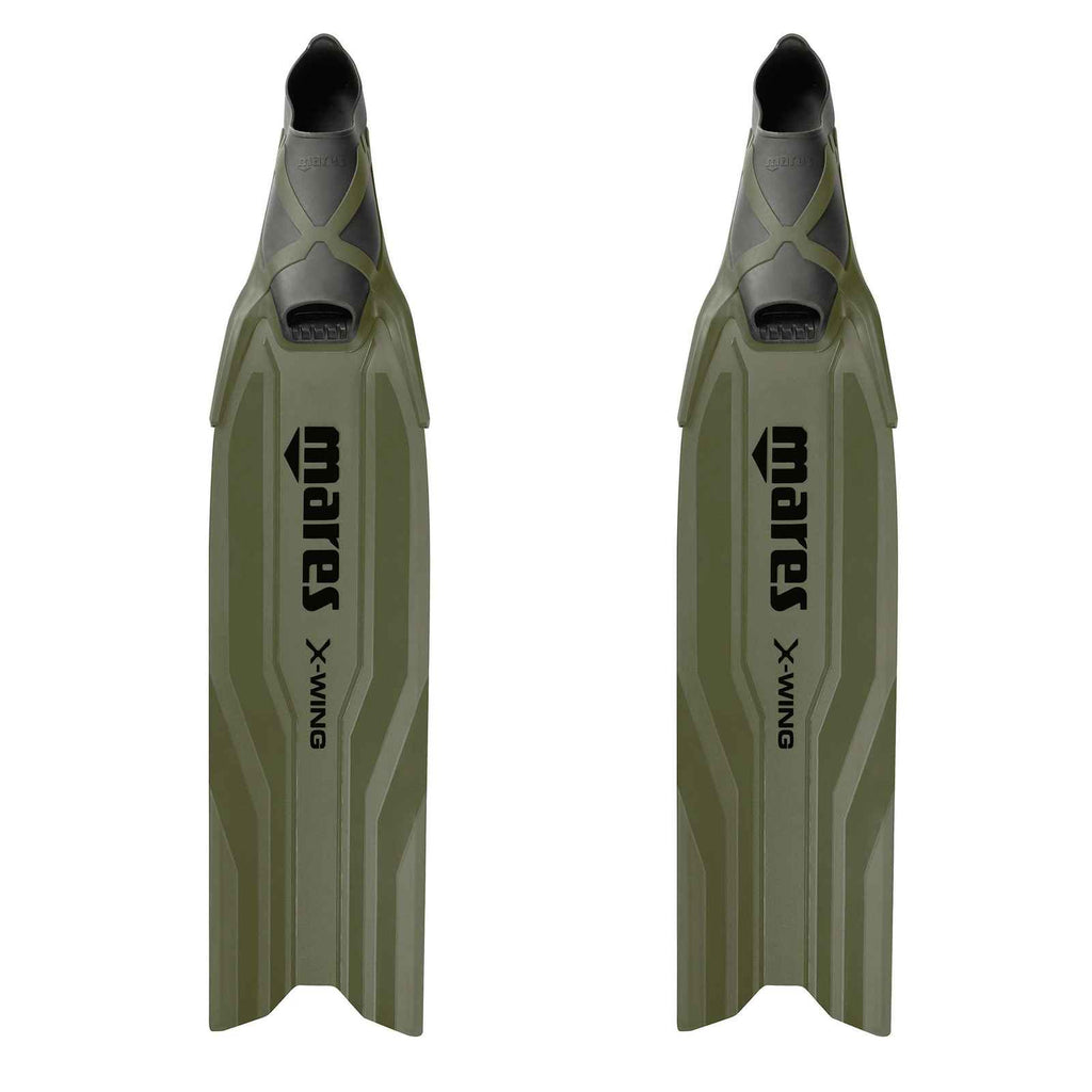 Palmes d'apnée X-Wing courtes Vert-Vert EU 38-39-UK 5-6-USA 6-7 Mares 420421038GNGN