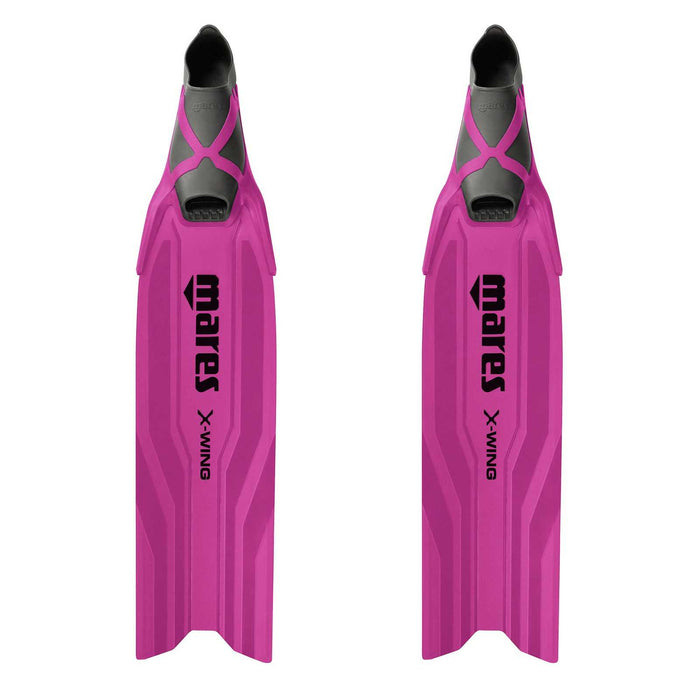 Palmes d'apnée X-Wing courtes Rose-Rose EU 38-39-UK 5-6-USA 6-7 Mares 420421038PKPK