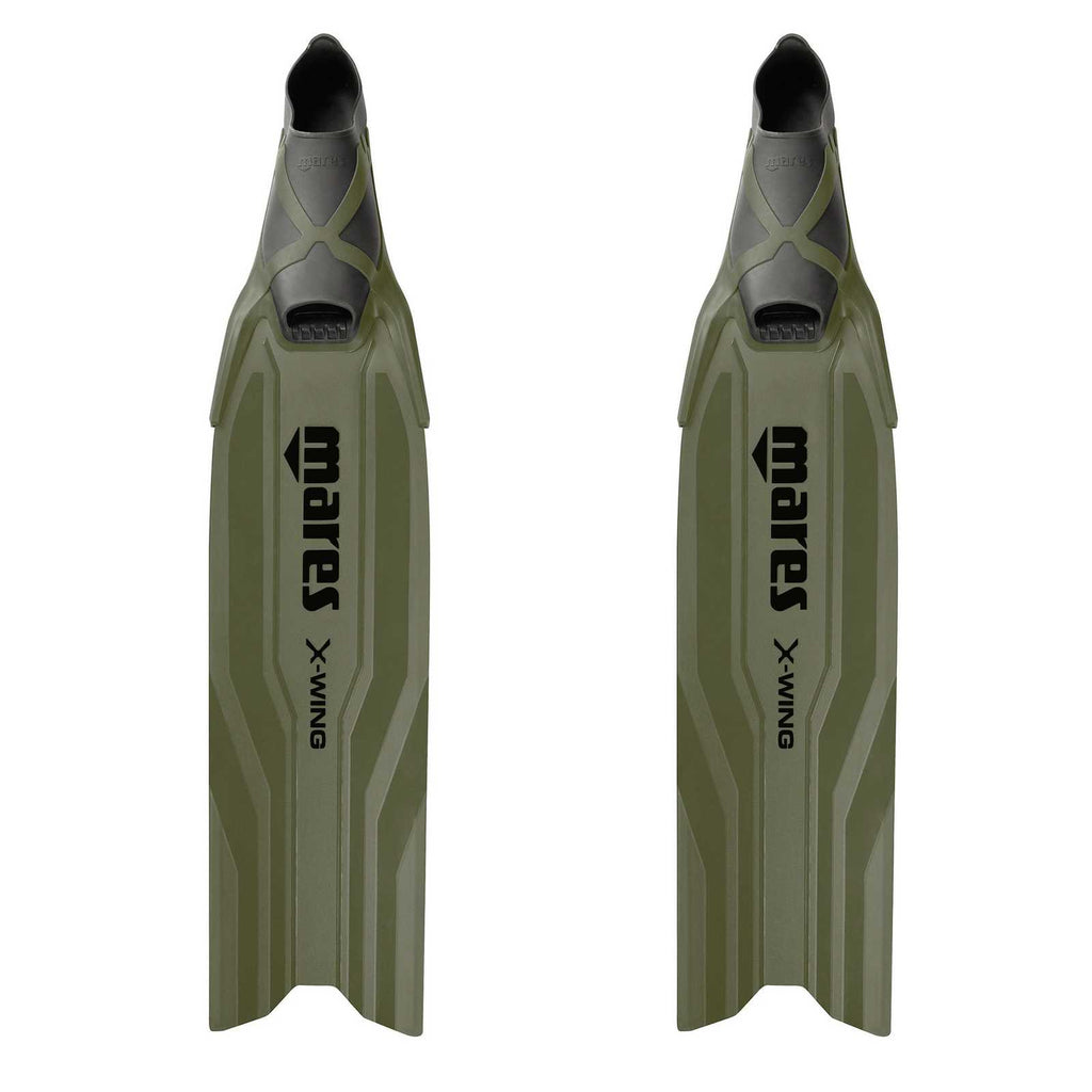 Palmes d'apnée X-Wing courtes Vert-Vert EU 40-41-UK 6,5-7,5-USA 7-8 Mares 420421040GNGN