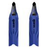 Freediving Fins X-Wing Short Blue-Blue EU 42-43-UK 8-9-USA 8,5-9,5 Mares 420421042BLBL