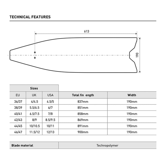 Freediving Fins X-Wing Short Blue-Blue EU 42-43-UK 8-9-USA 8,5-9,5 Mares 420421042BLBL