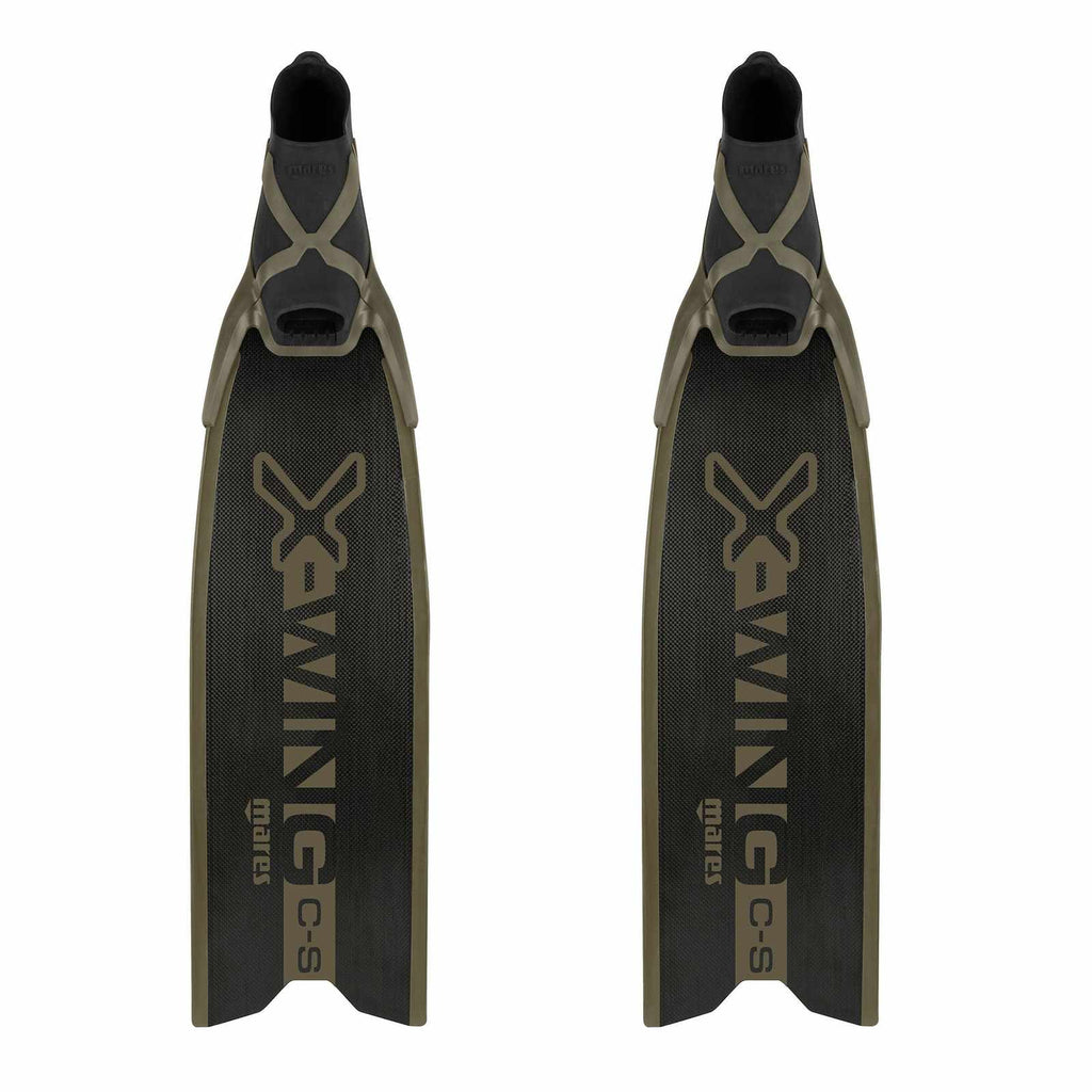 Pinne da apnea X-Wing C-S Medium Nero-Verde EU 38-39-UK 5-6-USA 6-7 Mares 420422MED038