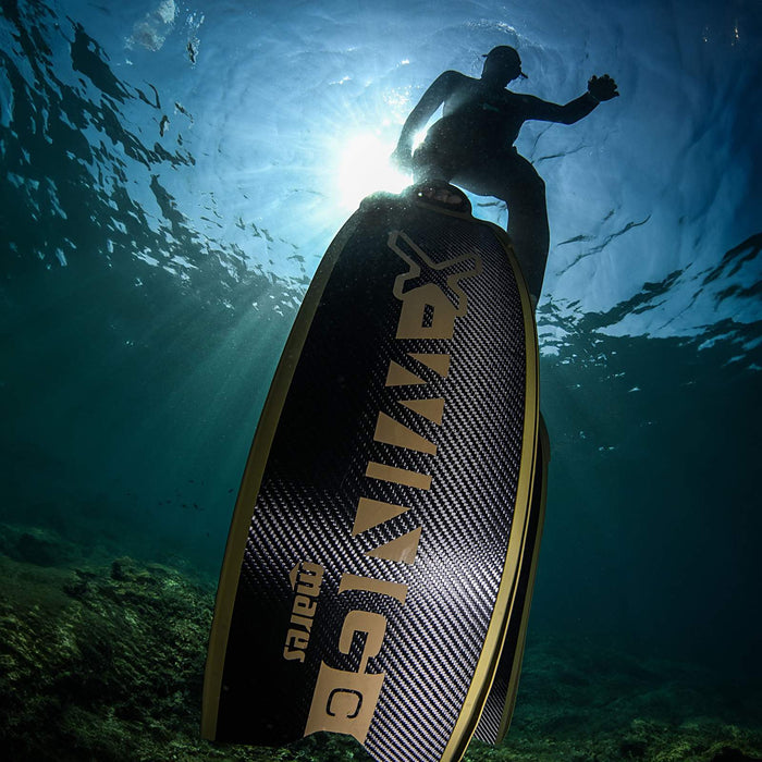 Freediving Fins X-Wing C-S Soft Black-Green EU 46-47-UK 11,5-12-USA 12-13 Mares 420422SFT046