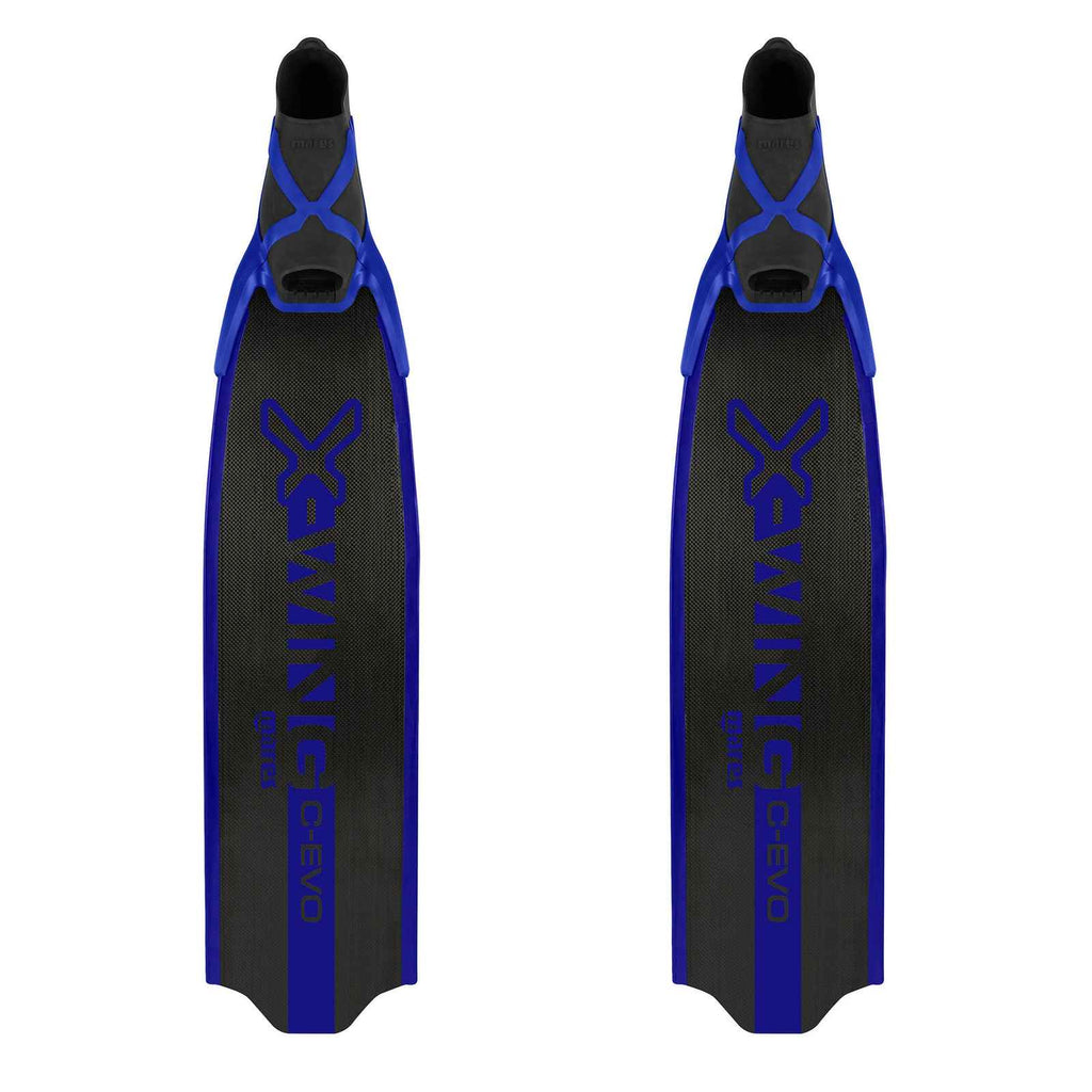 Pinne da apnea X-Wing C-Evo Medium Nero-Blu EU 40-41-UK 6,5-7,5-USA 7-8 Mares 420423MED040