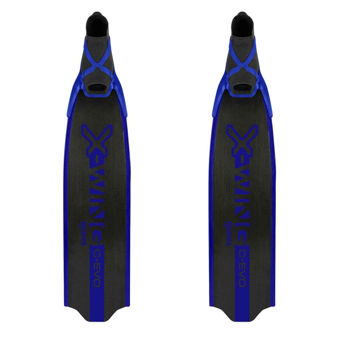 Apnoe-Flossen X-Wing C-Evo Weich Schwarz-Blau EU 44-45-UK 10-10,5-USA 10-11 Mares 420423SFT044
