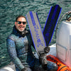 Freediving Fins X-Wing C-Evo Soft Black-Blue EU 46-47-UK 11,5-12-USA 12-13 Mares 420423SFT046