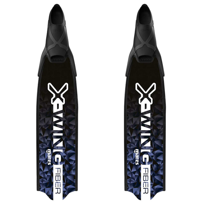 Pinne da apnea X-Wing Fiber Morbide Indaco EU 40-41-UK 6,5-7,5-USA 7-8 Mares 420424SFT040