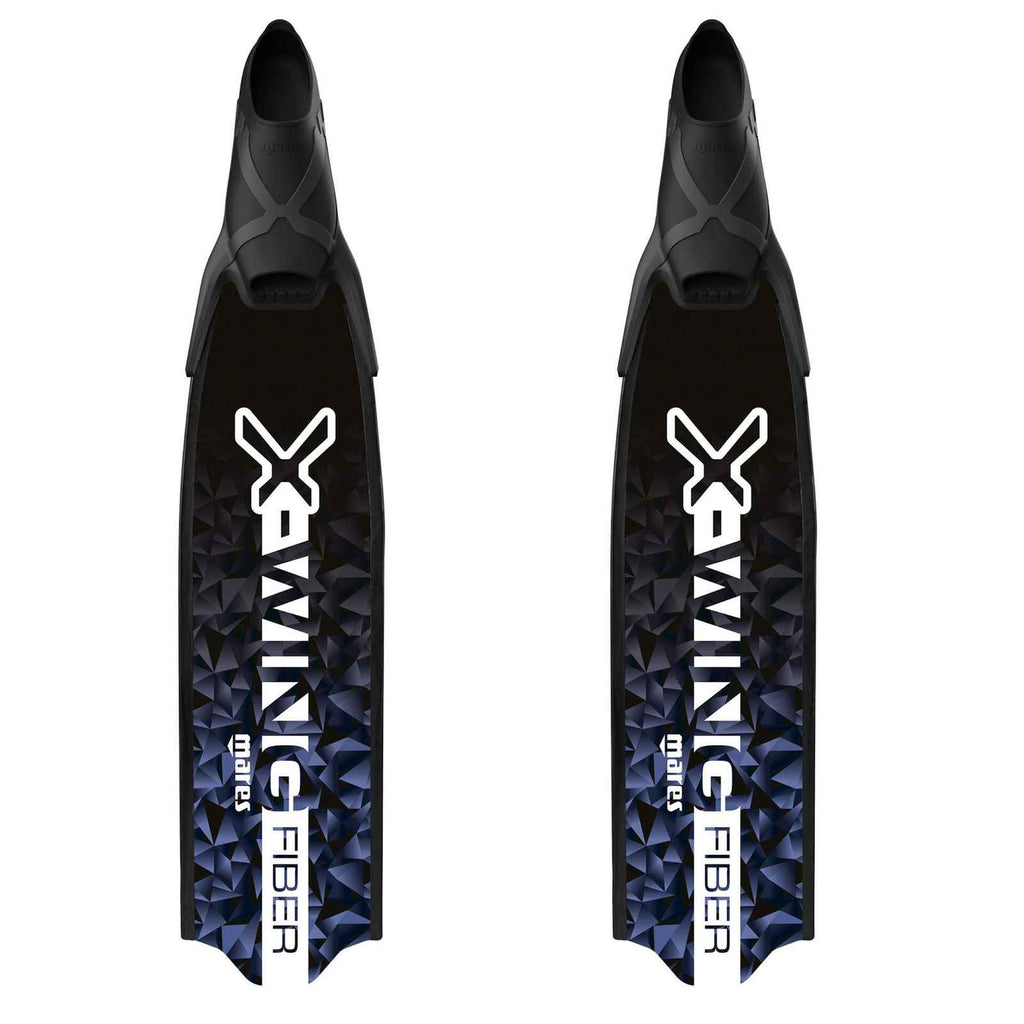 Freediving Fins X-Wing Fiber Soft Indigo EU 44-45-UK 10-10,5-USA 10-11 Mares 420424SFT044