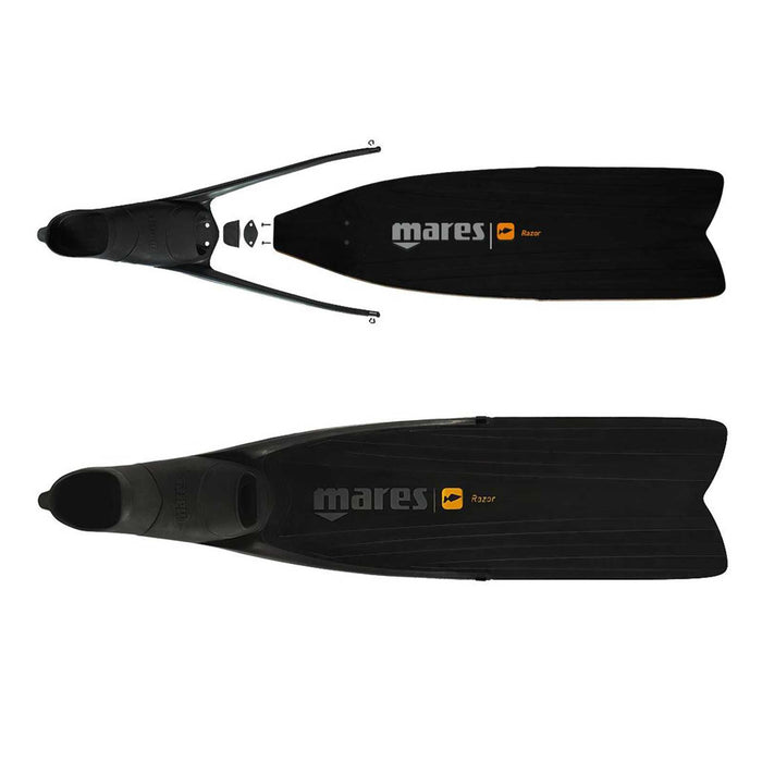 Pala per pinne da apnea Razor Pro Nero Mares 420901