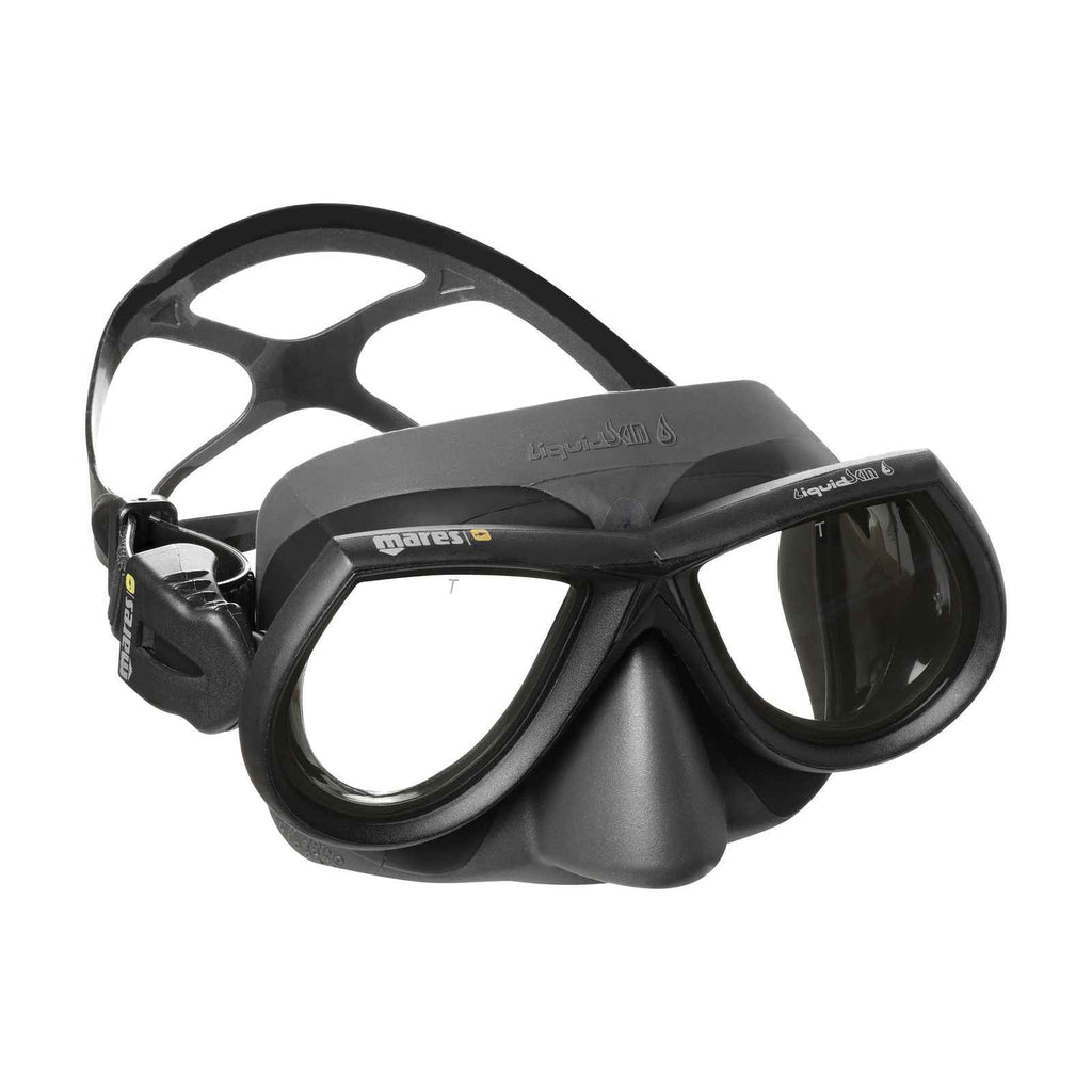 Masque de chasse sous-marine Star Liquidskin Noir-Gris Mares 421400BKG