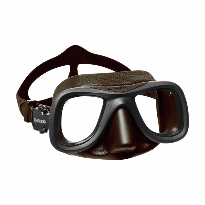 Masque de chasse sous-marine Samurai X Marron-Noir Mares 421413BXBWNBK