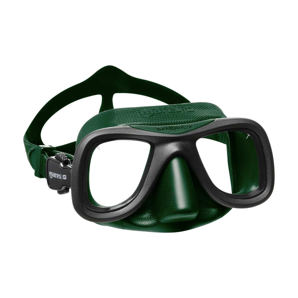 Spearfishing-Maske Samurai X Grün-Schwarz Mares 421413BXGNBK