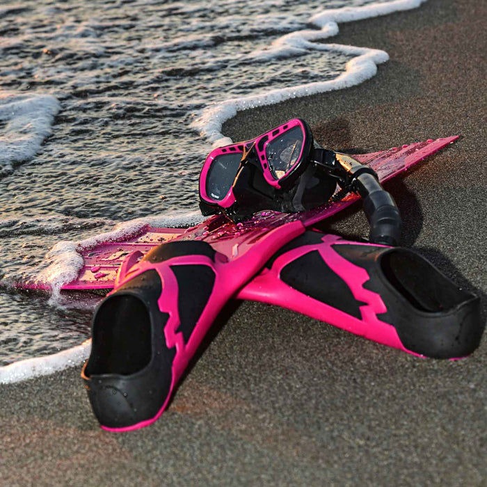 Maschera da Pesca in Apnea Spyder Sf Rosa-Nero Mares 421415EBPKKBK