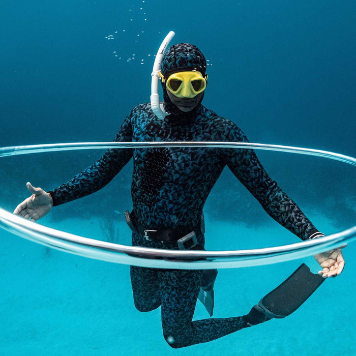 Masque de chasse sous-marine X-Tream Jaune-Noir Mares 421417BXYLBK