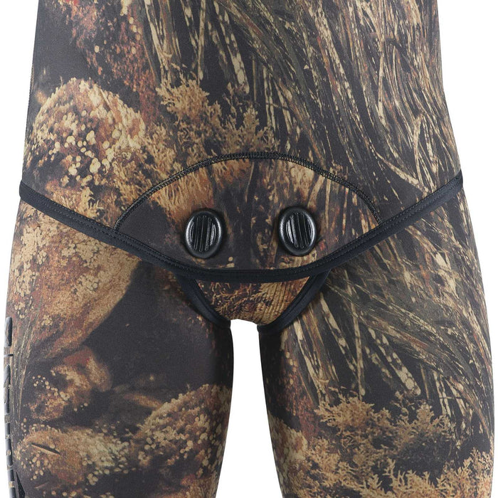 Apnoeanzug Hose Illusion Bwn 50 5mm Braun-Camo Größe 2 Mares 422034S2