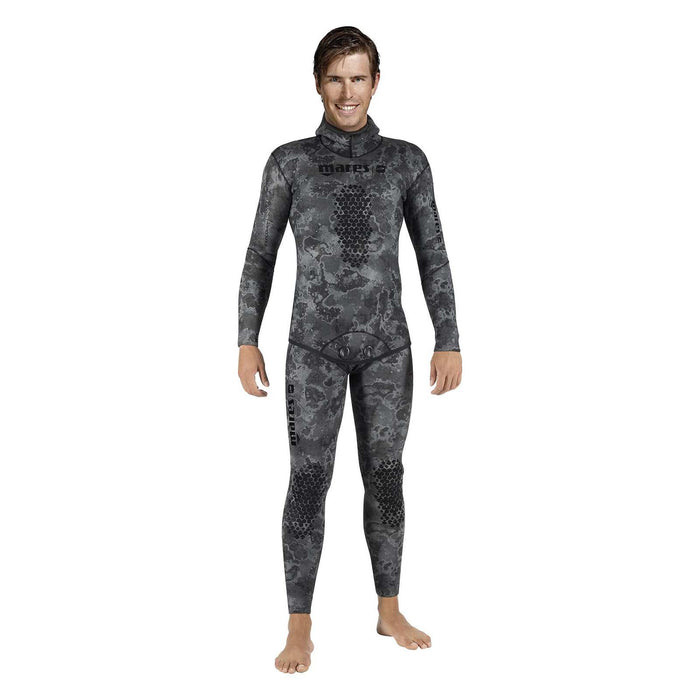 Freediving Wetsuit Jacket Explorer 30 3mm Camo-Black Size 6 Mares 422040S6