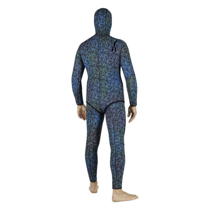 Veste de combinaison d'apnée Polygon 50 5 mm Bleu-Indigo Taille 5 Mares 422306S5