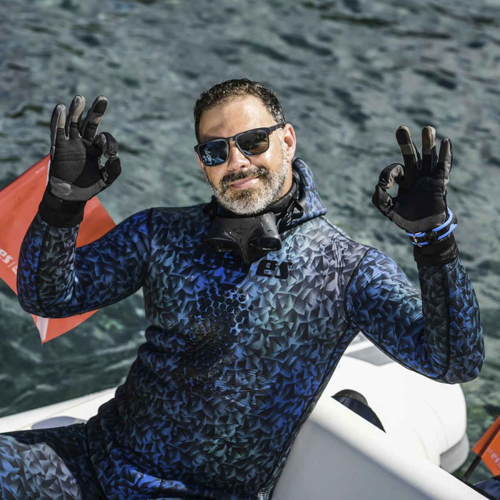 Freediving Wetsuit Pants Polygon 865 6,5mm Blue-Indigo Size 4 Mares 422309S4
