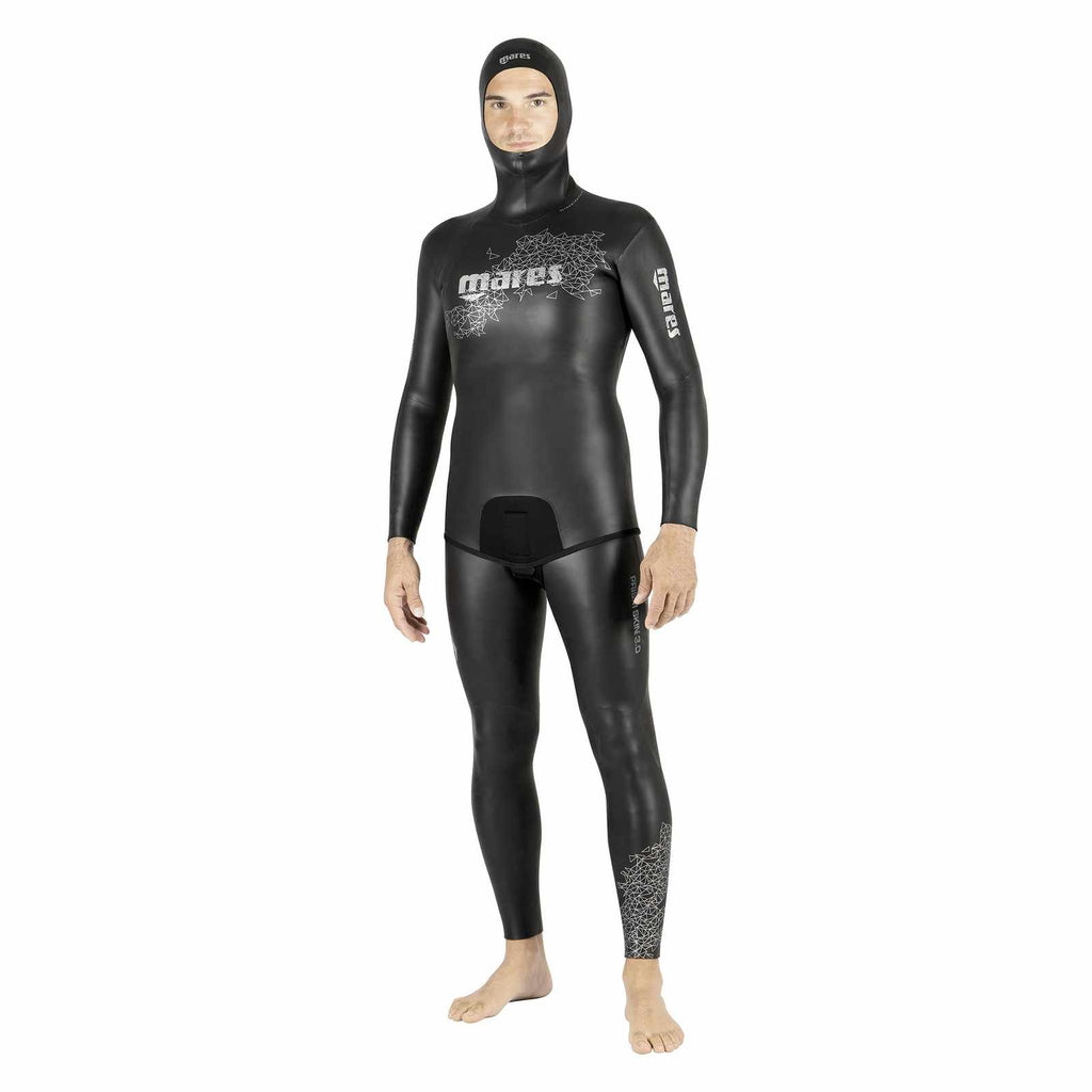 Veste de combinaison d'apnée Prism Skin Homme 3 mm Noir Taille 4 Mares 422314S4