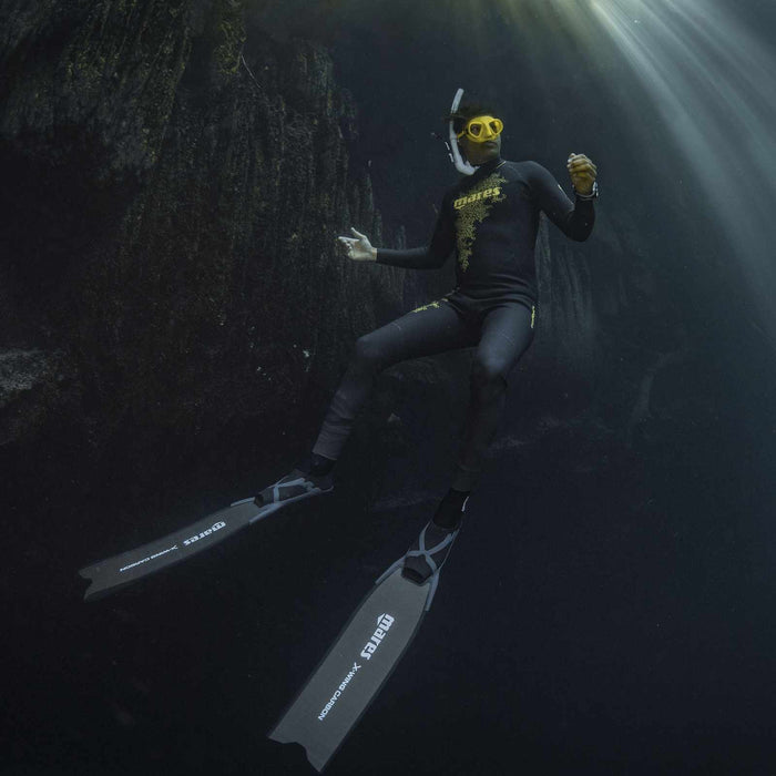 Freediving Wetsuit Steamer Horizon Man 2mm Black-Lime Size 6 Mares 422316S6