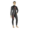 Combinaison intégrale d'apnée Horizon Femme 2 mm Noir-Rose Taille 3 Mares 422317S3