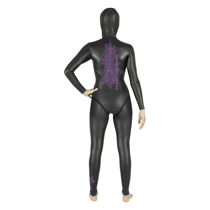 Veste de combinaison d'apnée Prism Skin Femme 3 mm Noir-Rose Taille 5 Mares 422318S5