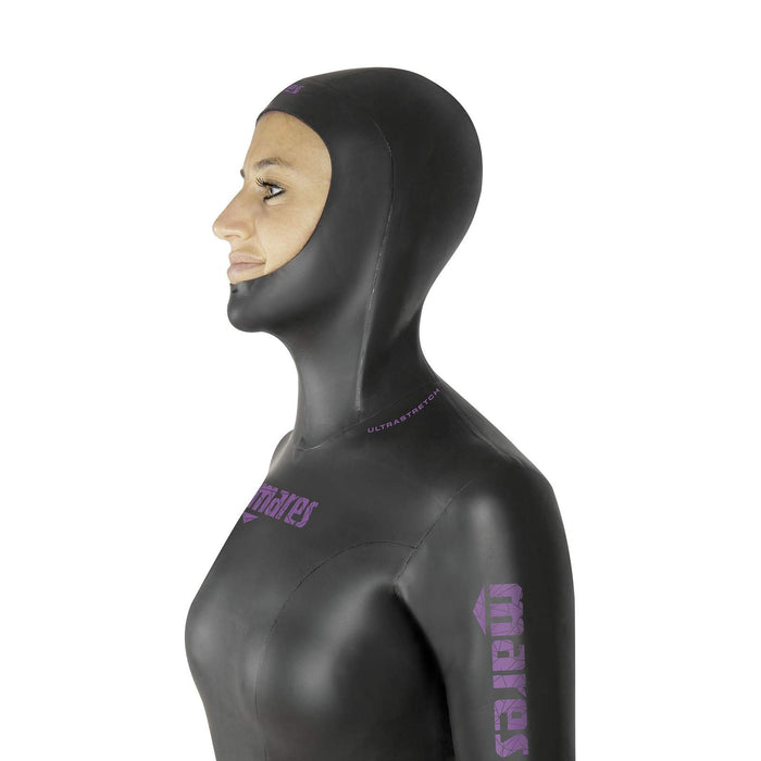Veste de combinaison d'apnée Prism Skin Femme 3 mm Noir-Rose Taille 5 Mares 422318S5