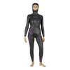 Freediving-Neoprenhose Prism Skin Damen 3 mm Schwarz-Rosa Größe 4 Mares 422319S4