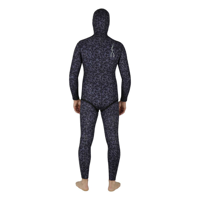Freediving Wetsuit Jacket Polygon Black 50 5mm Indigo-Camo Size 4 Mares 422320S4
