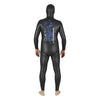 Apnoe-Neoprenjacke Prism Skin Herren 5 mm Schwarz-Blau Größe 3 Mares 422322S3