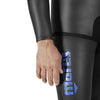 Apnoe-Neoprenjacke Prism Skin Herren 5 mm Schwarz-Blau Größe 4 Mares 422322S4
