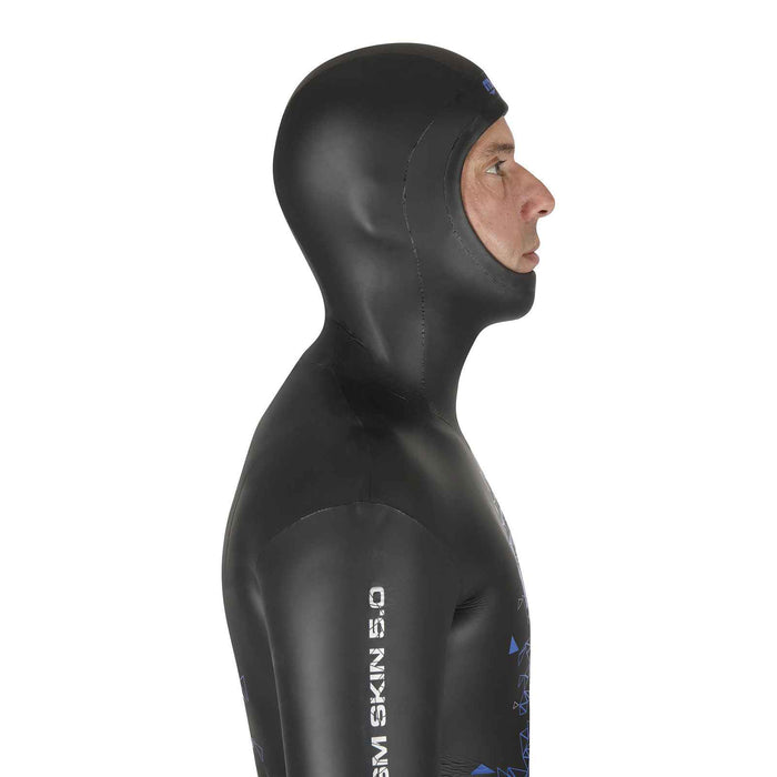 Veste de combinaison d'apnée Prism Skin Homme 5mm Noir-Bleu Taille 5 Mares 422322S5