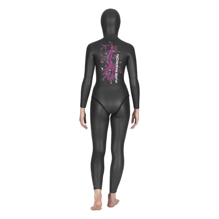Pantalon de combinaison d'apnée Prism Skin Femme 5mm Noir-Rose Taille 5 Mares 422325S5
