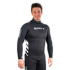 Freediving Wetsuit Jacket Apnea Instinct 50 Man 5mm Black-White Size 3 Mares 422459S3