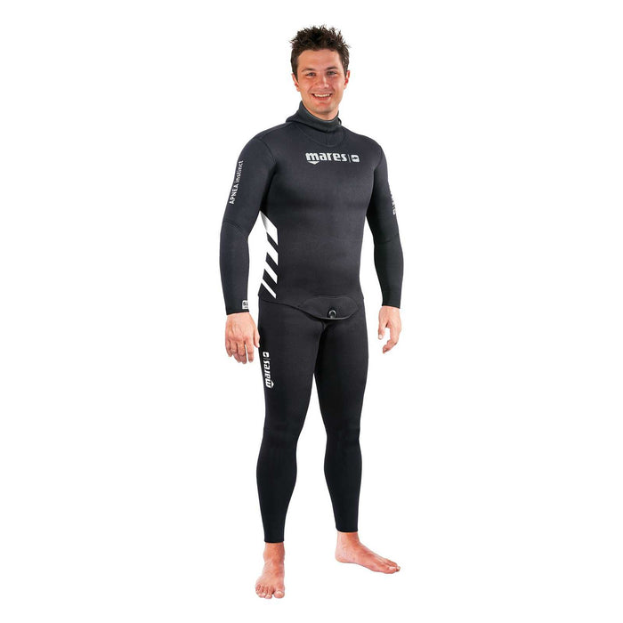 Veste de combinaison d’apnée Apnea Instinct 50 Homme 5 mm noir-blanc taille 6 Mares 422459S6