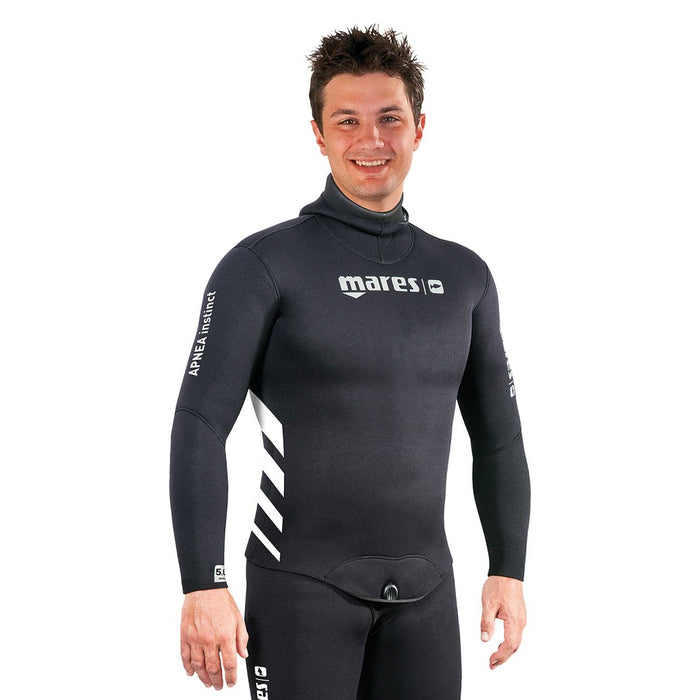 Veste de combinaison d’apnée Apnea Instinct 50 Homme 5 mm noir-blanc taille 6 Mares 422459S6