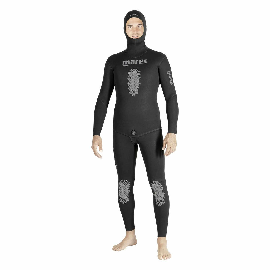 Apnoe-Neoprenanzug Long John Explorer Sport 50 5 mm Schwarz Größe 6 Mares 422467S6