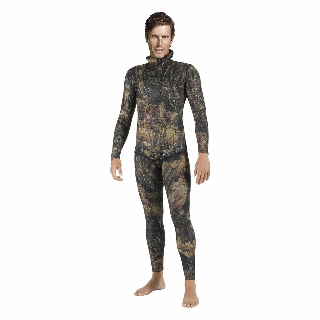 Freediving Wetsuit Long John Illusion 50 5mm Ocean Floor-Camo Size 2 Mares 422486S2