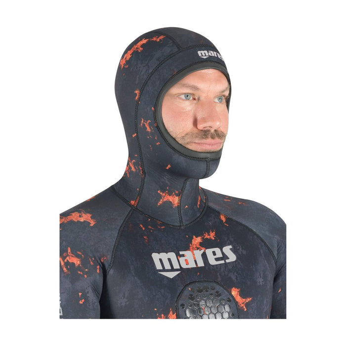 Spearfishing-Neoprenjacke Explorer Lava 50 5 mm Camo-Orange Größe 4 Mares 422502S4