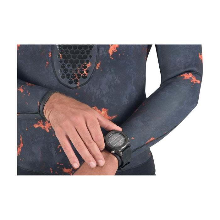 Spearfishing-Neoprenjacke Explorer Lava 50 5 mm Camo-Orange Größe 4 Mares 422502S4