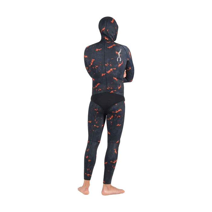 Pantalon de combinaison de chasse sous-marine Explorer Lava 50 5 mm Camouflage-Orange Taille 4 Mares 422503S4